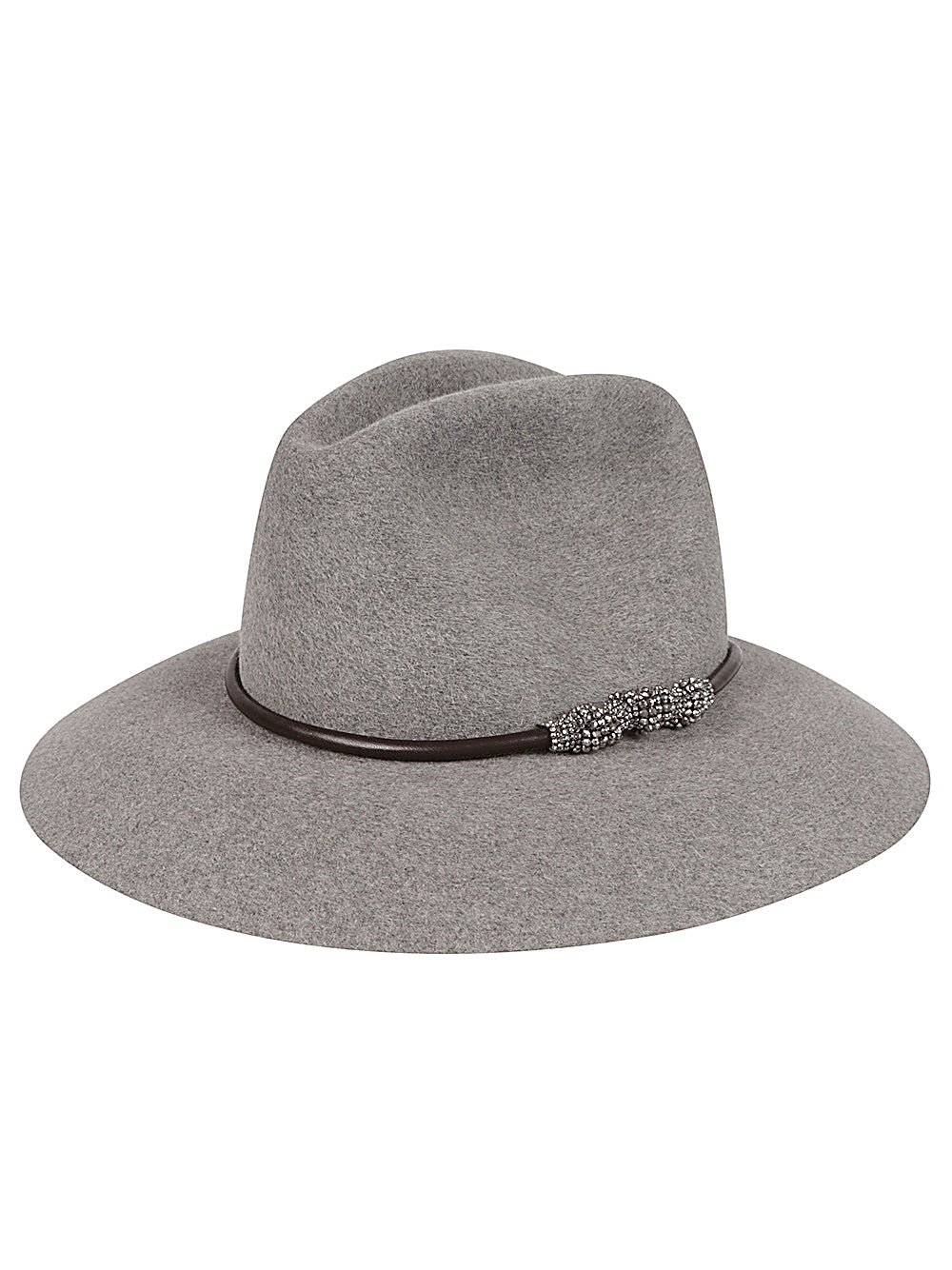 BRUNELLO CUCINELLI WOOL FEDORA HAT