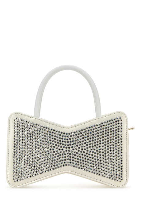 MACH&MACH Mini Satin Handbag - Elegant White Design