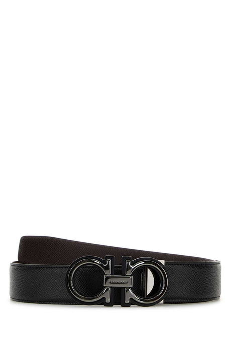 Ferragamo Reversible Leather Belt - 3.5 cm Height