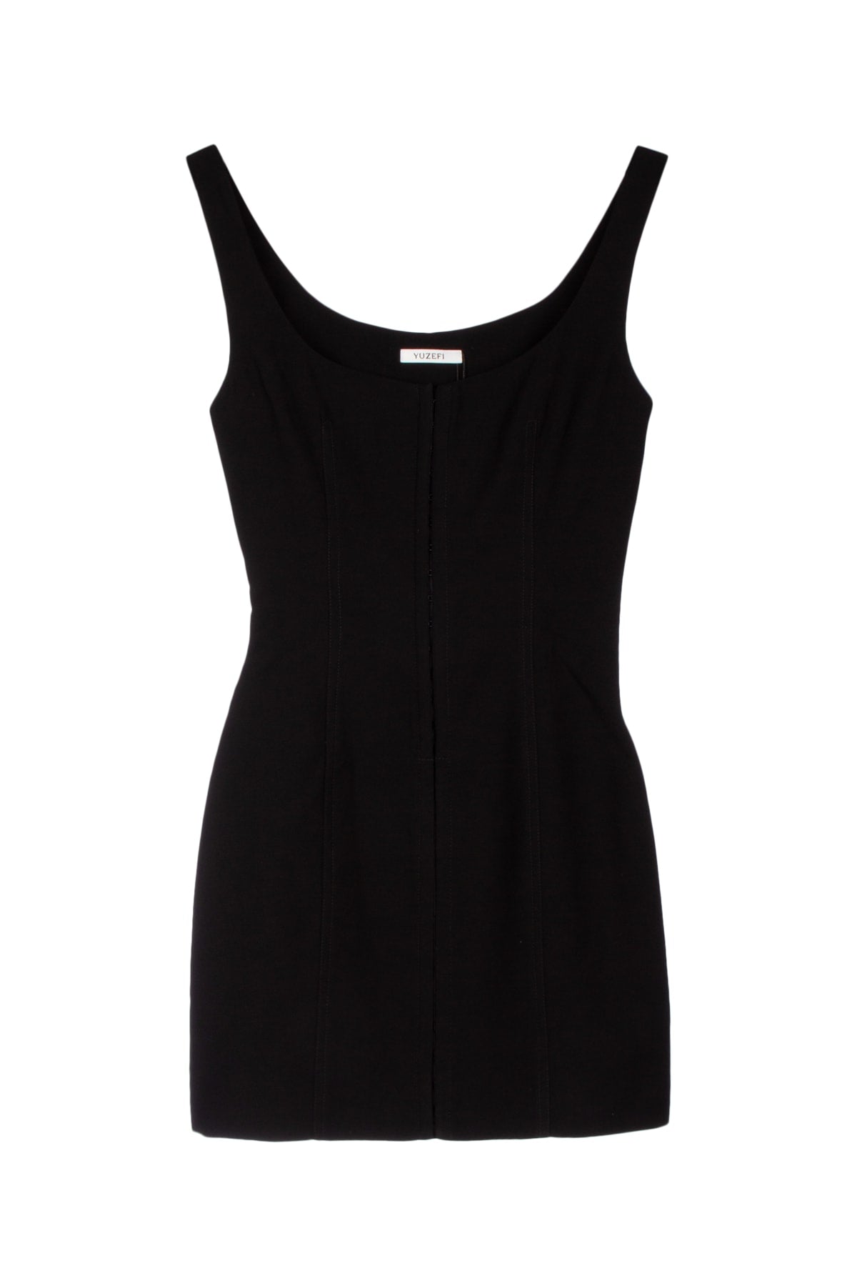 YUZEFI Classic Black Suit Dress