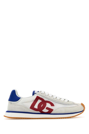 DOLCE & GABBANA Multicolor Suede and Mesh DG Aria Sneakers for Men