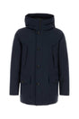 WOOLRICH Midnight Blue Stretch Nylon Down Jacket