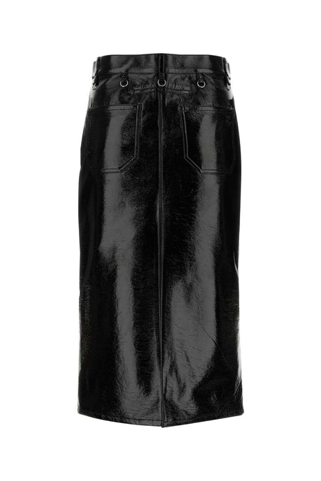 COURREGES Sleek Vinyl Mini Skirt