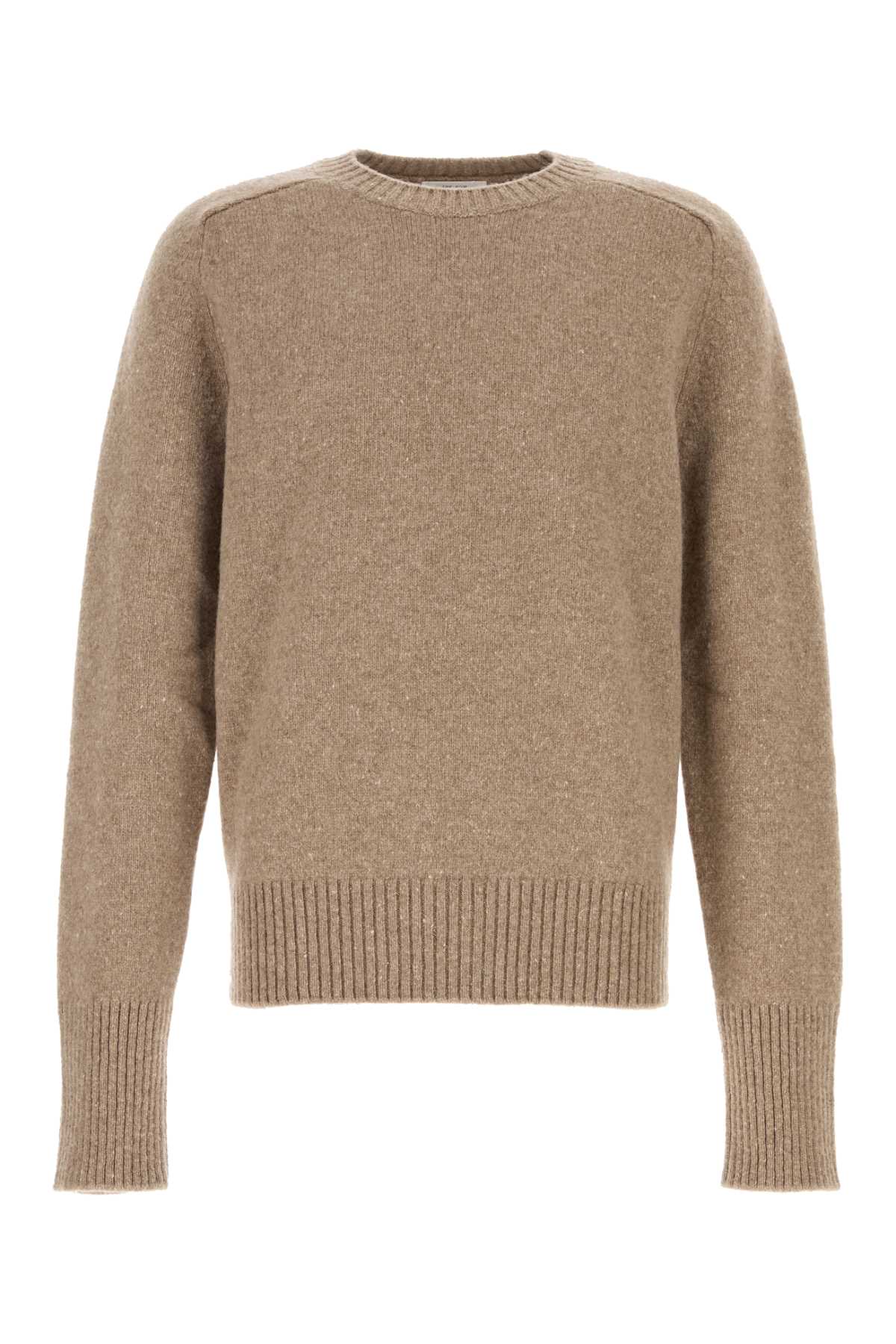 THE ROW Wool Mansell Sweater in Beige Tan - Men's Fashion Knitwear