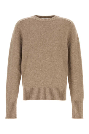 THE ROW Wool Mansell Sweater in Beige Tan - Men's Fashion Knitwear