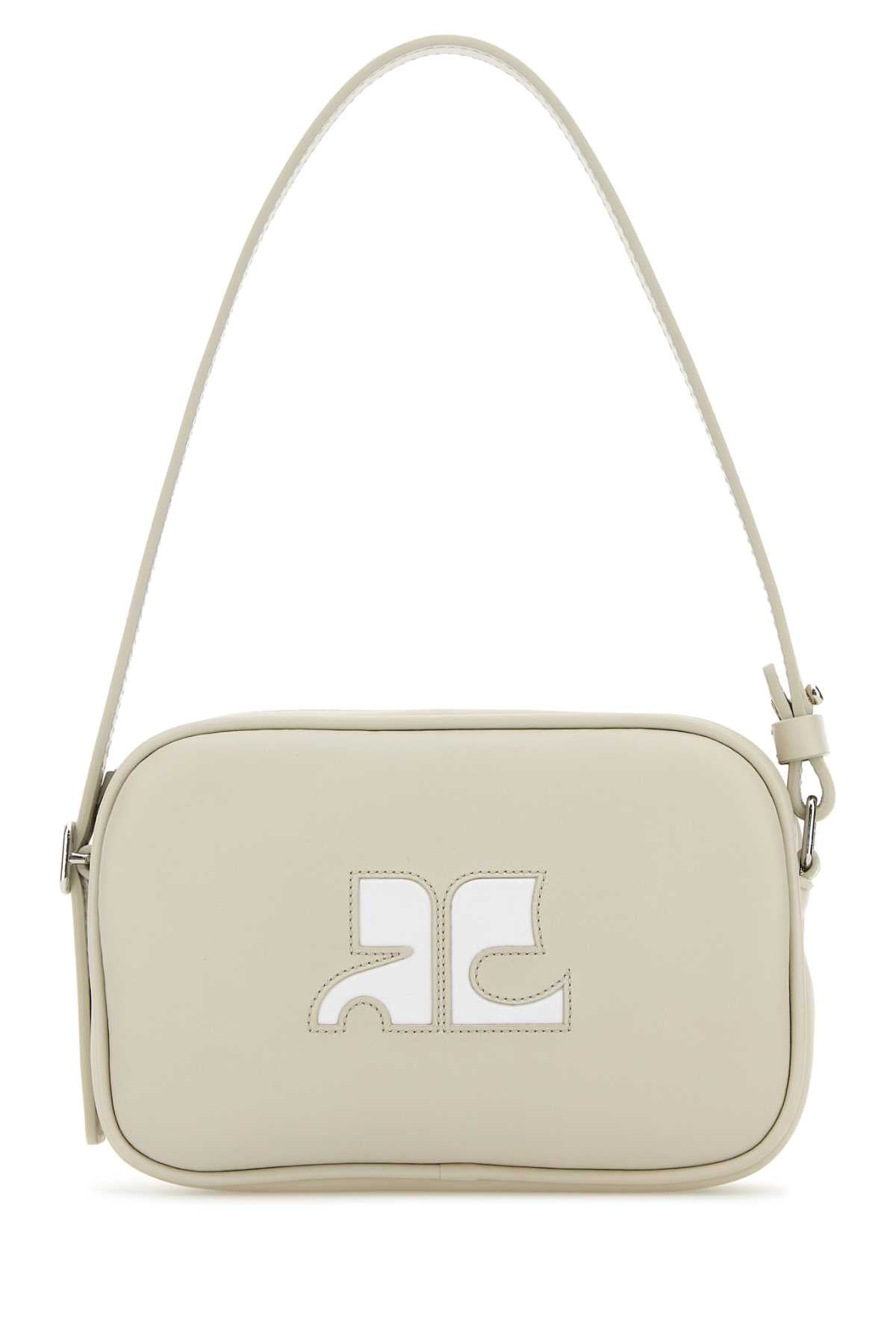 COURREGES Mini Leather Slim Shoulder Handbag