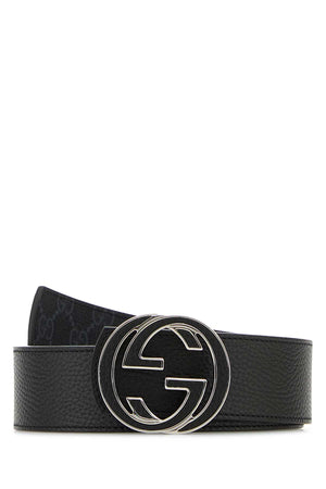 GUCCI Reversible Leather Belt - 4 cm Height