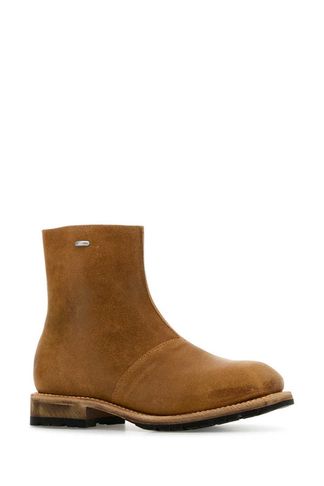 OUR LEGACY Men's Camel Leather Ankle Boots