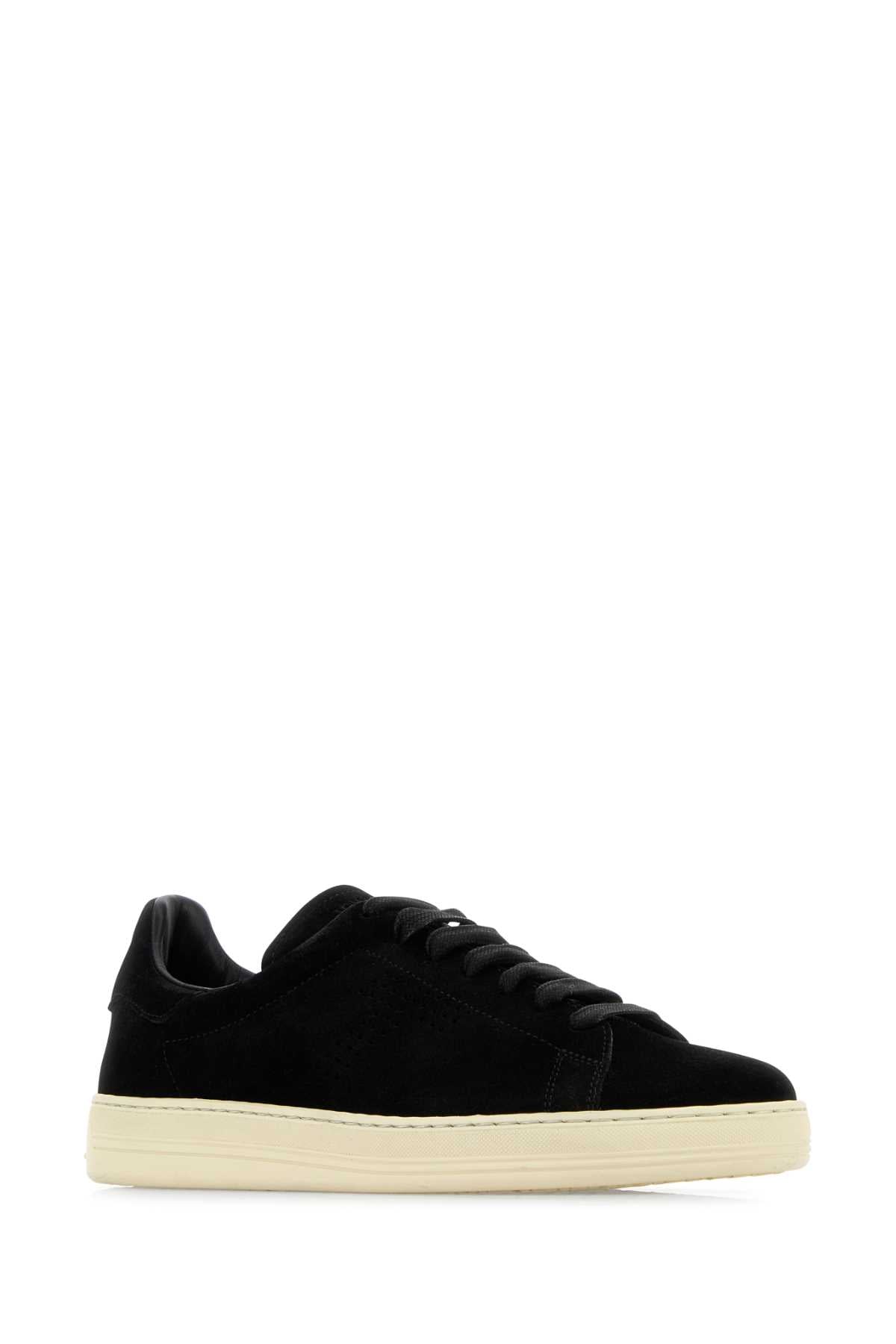 TOM FORD Black Suede Sneaker