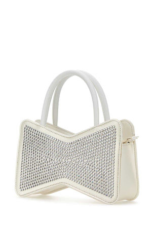 MACH&MACH Mini Satin Handbag - Elegant White Design