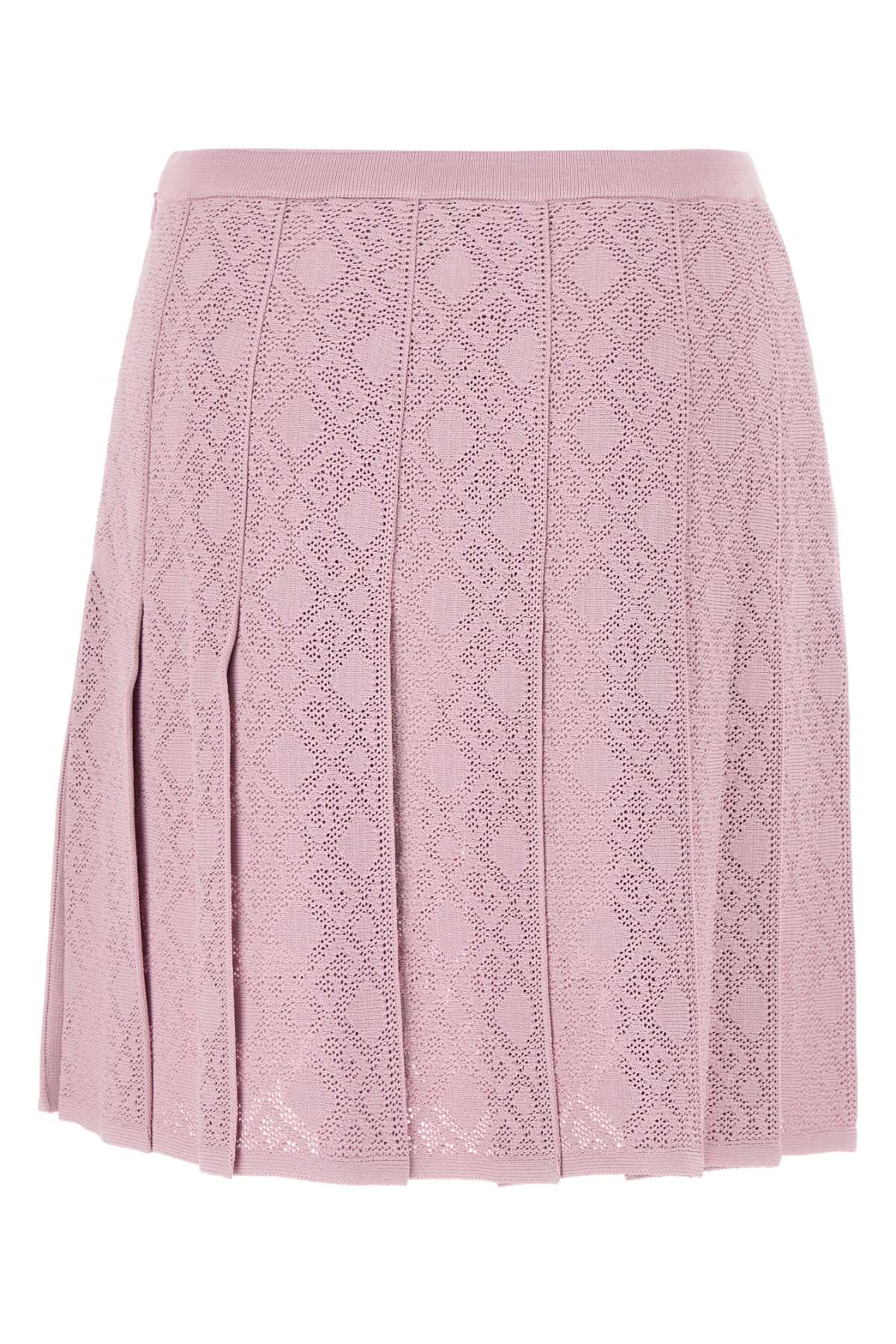 GIVENCHY Chic Pink Viscose Blend Mini Skirt