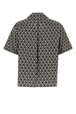 VALENTINO GARAVANI Printed Poplin Shirt for Men