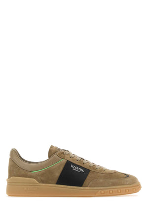 VALENTINO GARAVANI Biscuit Suede Upvillage Sneaker - Men's Casual Footwear