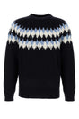 ALANUI Midnight Blue Wool Sweet Winter Sweater for Men