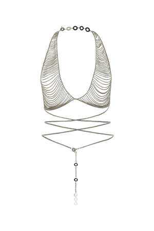 BENEDETTA BRUZZICHES Crystal Embellished Statement Necklace