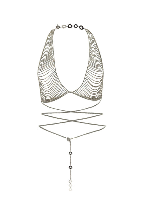 BENEDETTA BRUZZICHES Crystal Embellished Statement Necklace