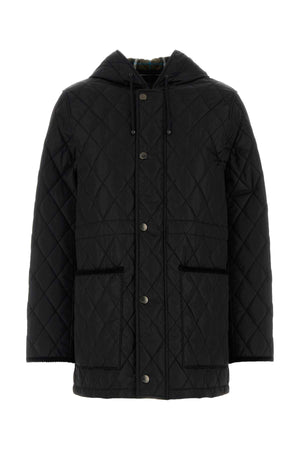 BURBERRY Women's Mini Black Nylon Jacket