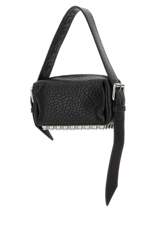 ALEXANDER WANG Mini Black Leather Ricco Shoulder Handbag