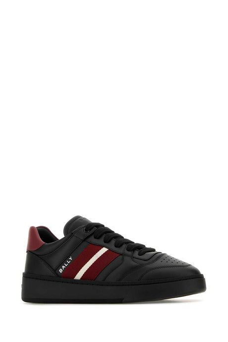 BALLY Ultimate Black Leather Rebby Sneaker for Men