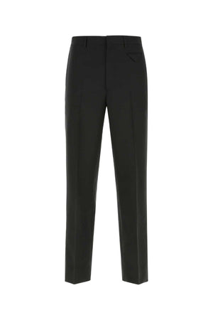 PRADA Sophisticated Black Wool Blend Pants