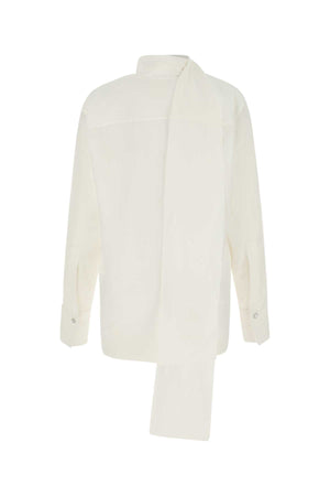 GIVENCHY Elegant White Crepe Blouse for Women