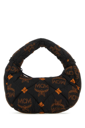 MCM Mini Printed Nylon Handbag