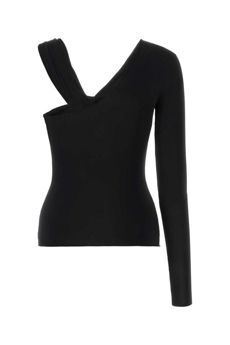 NENSI DOJAKA Essential Black Stretch Viscose Top