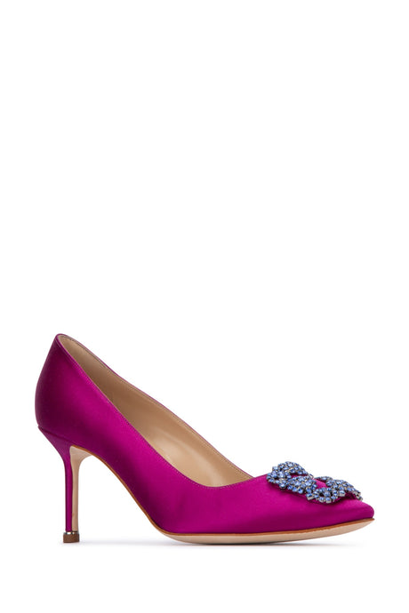 MANOLO BLAHNIK Elegant Satin Pumps for Women