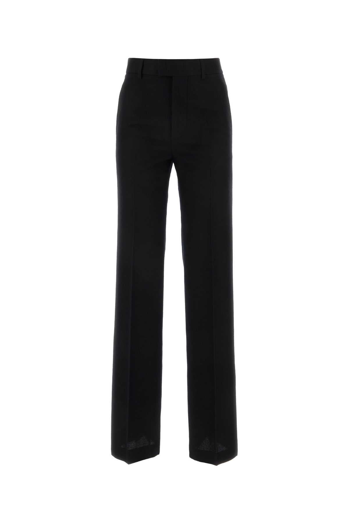 ANN DEMEULEMEESTER Chic Black Wool Pant for Women