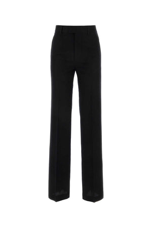 ANN DEMEULEMEESTER Chic Black Wool Pant for Women