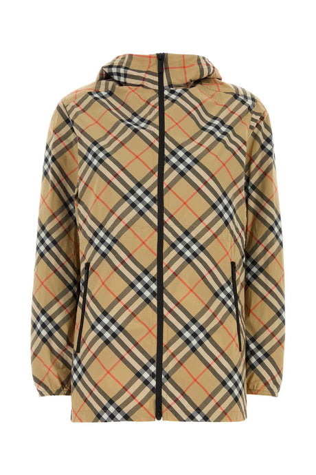 BURBERRY Checked Mini Nylon Jacket for Women