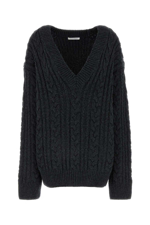 CECILIE BAHNSEN Oversized Charcoal Wool Alia Sweater for Women