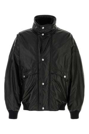 PRADA Luxury Nappa Leather Bomber Jacket for Men