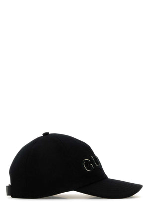 GUCCI Classic Black Wool Baseball Cap