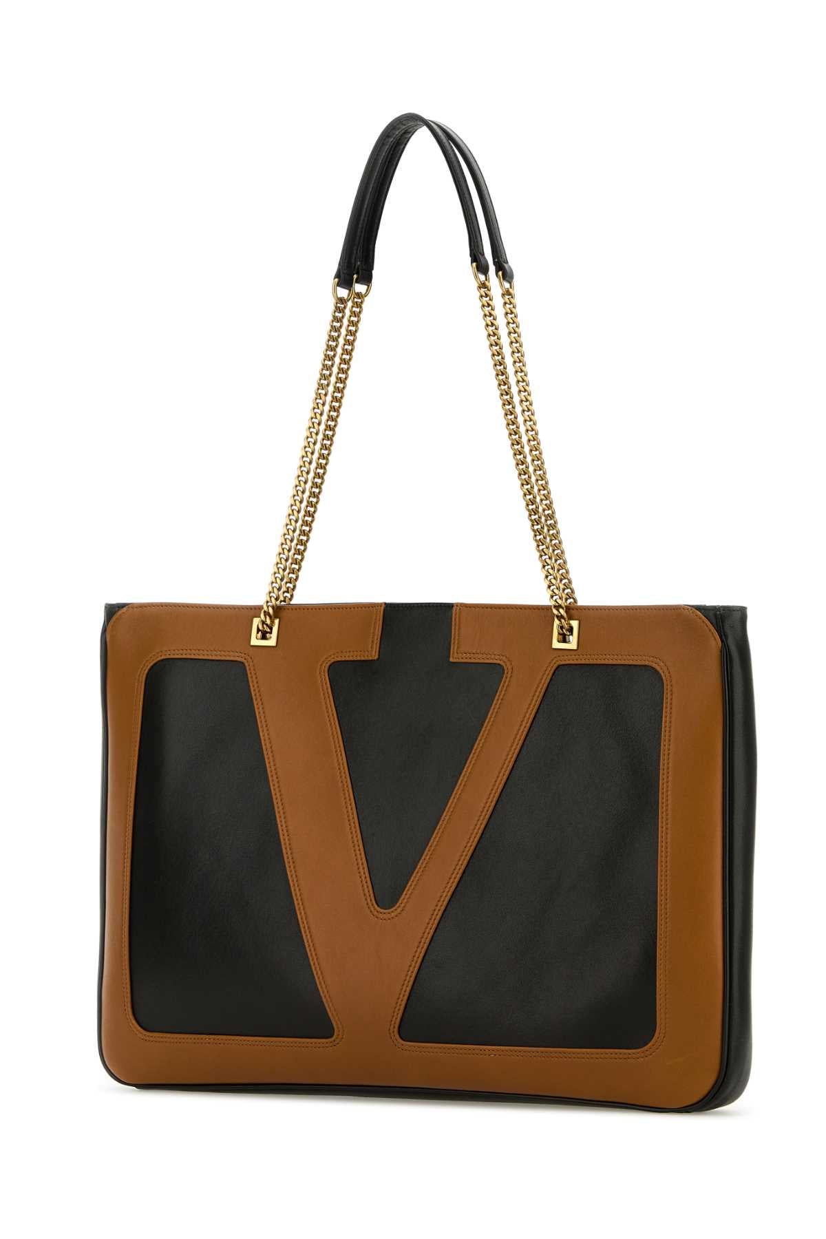 VALENTINO GARAVANI Large Nappa Leather Viva Superstar Shopping Handbag