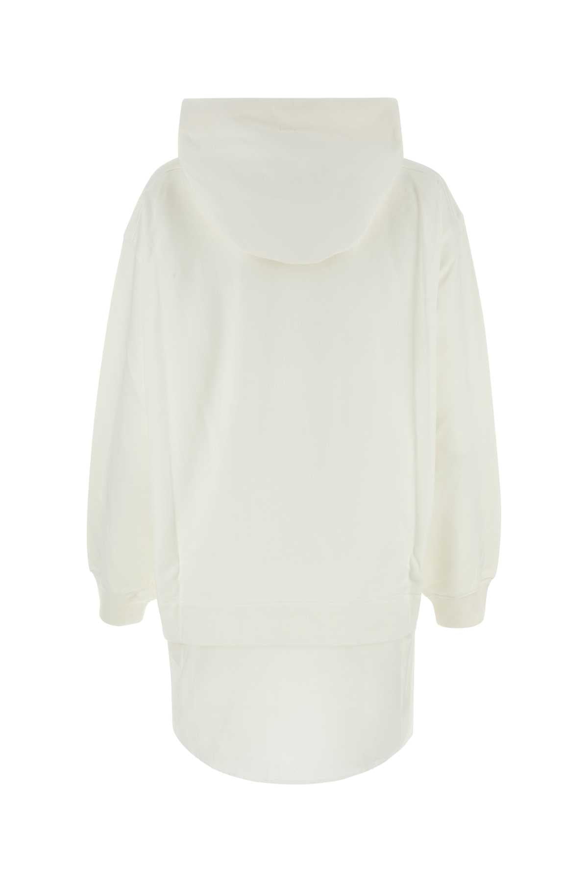 PATOU Oversized Ivory Cotton Sweatshirt