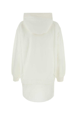 PATOU Oversized Ivory Cotton Sweatshirt