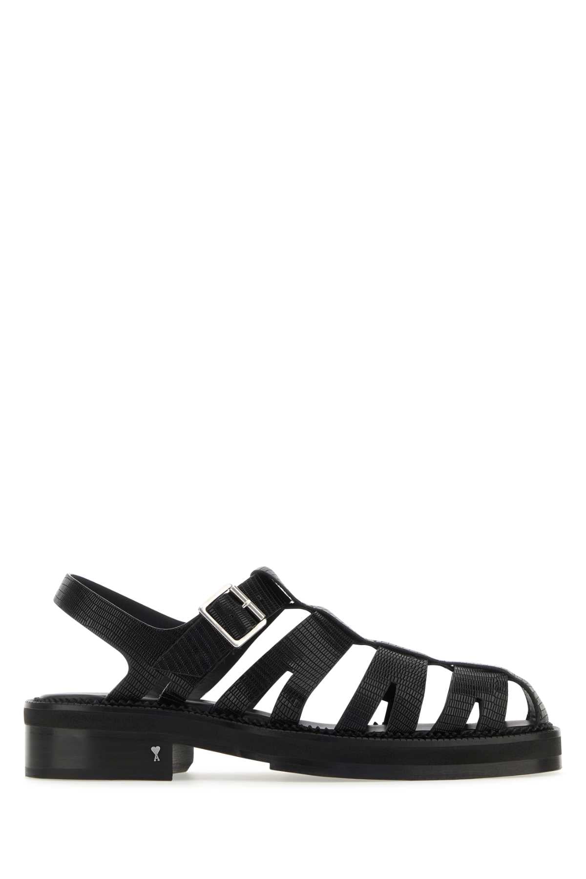 AMI Classic Leather Sandals for Men - Summer 2024