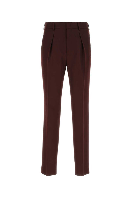 FENDI Men's Wool Blend Tailored Pants - Perfect Fit