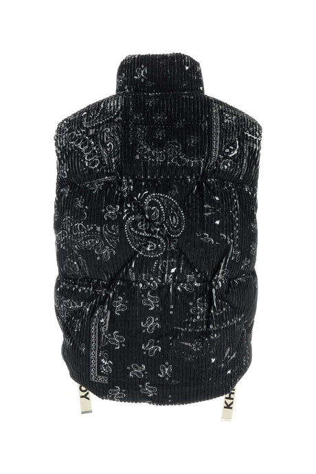 KHRISJOY Printed Oversize Sleeveless Down Jacket