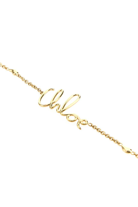 CHLOE Gold Mini Metal Necklace