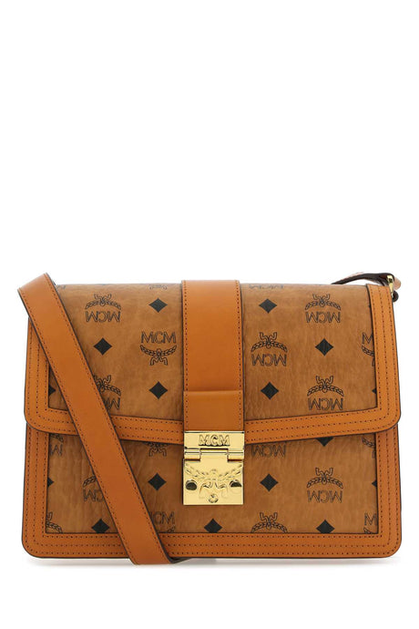 MCM Mini Printed Canvas and Leather Crossbody Handbag - Elevate Your Style