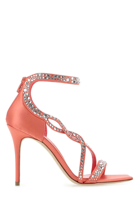 ALEXANDER MCQUEEN Elevated Satin Sandals - 11 cm Heel