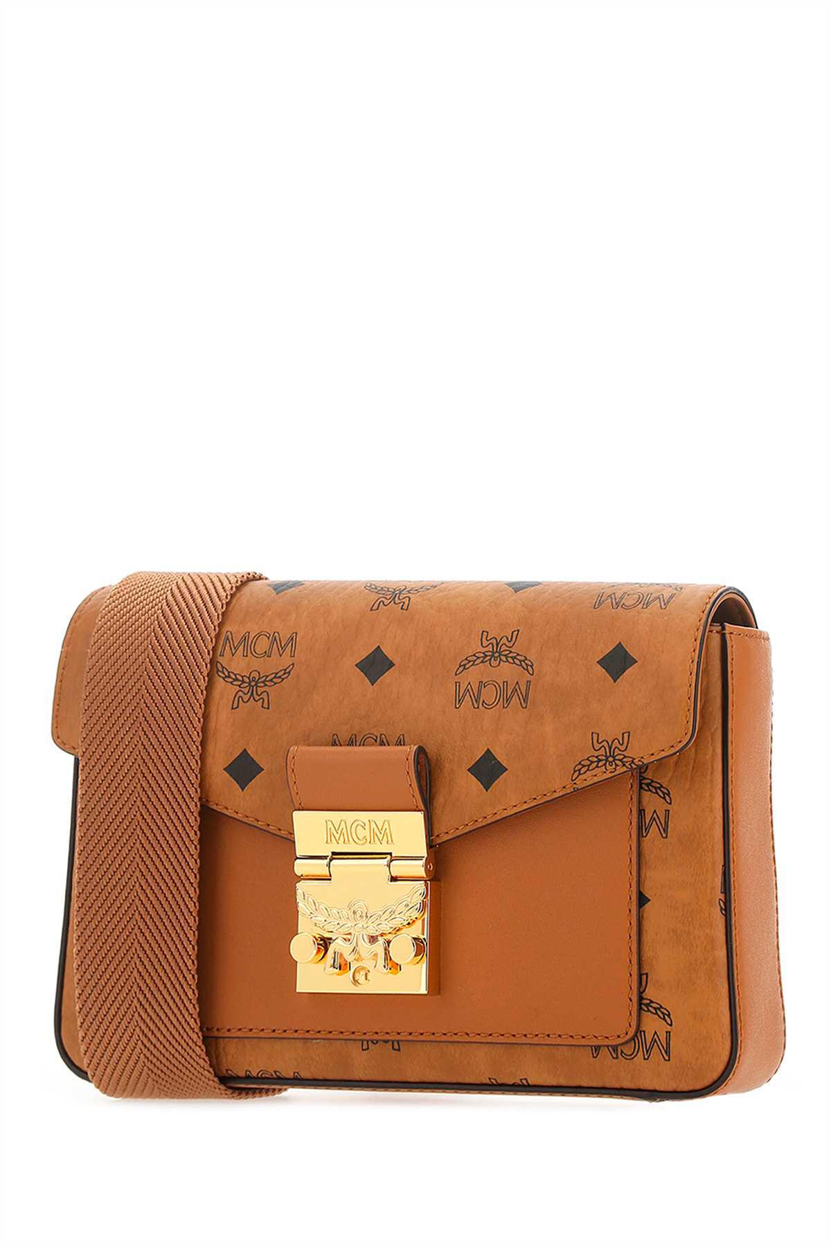 MCM Mini Printed Canvas Crossbody Handbag