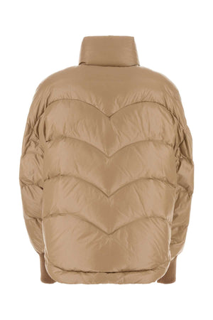 KHRISJOY Mini Down Jacket in Beige for Women