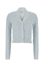 FENDI Embroidered Silk Blend Cardigan for Women