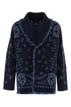 ALANUI Embroidered Jacquard Cardigan for Men