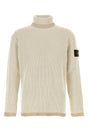 STONE ISLAND Two-Tone Virgin Wool Sweater for Men