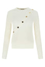 ALEXANDER MCQUEEN Ivory Stretch Viscose Sweater for Women