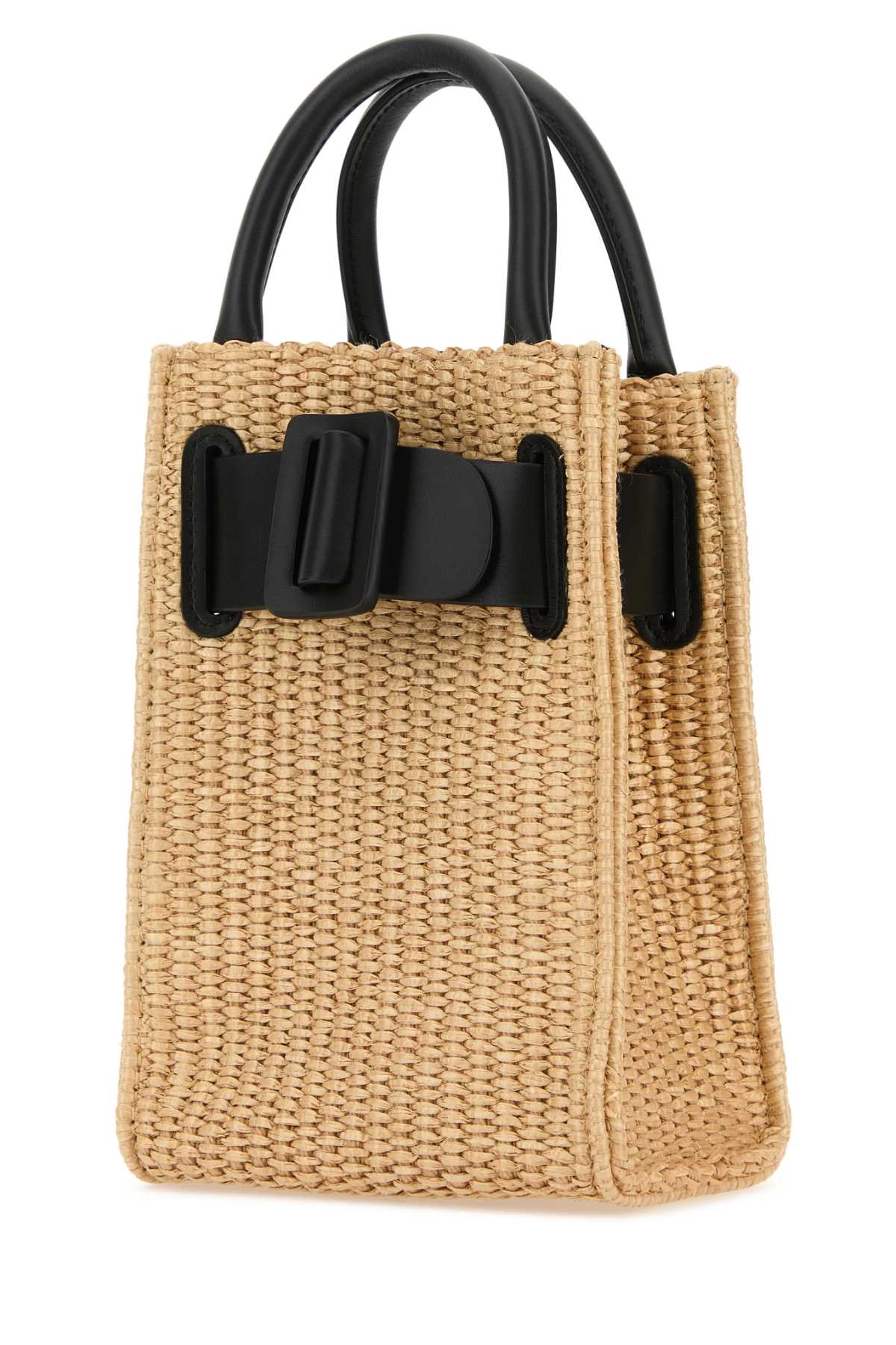 BOYY Mini Raffia Bobby Tourist Epsom Handbag